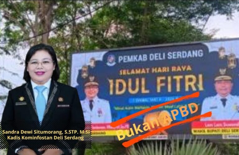 Heboh Videotron Ucapan Bupati di Medan, Pemkab Deli Serdang Buka Suara: Bukan dari APBD!