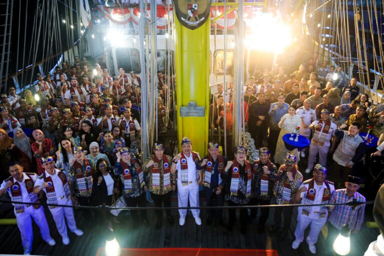Deck Reception ASEAN Plus Cadet Sail, Rico Waas Kenalkan Medan Sebagai Kota Multikultural