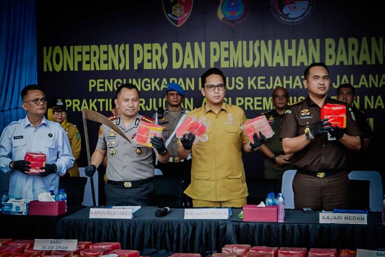 Wali Kota Medan Komitmen Tutup Semua Celah Narkoba