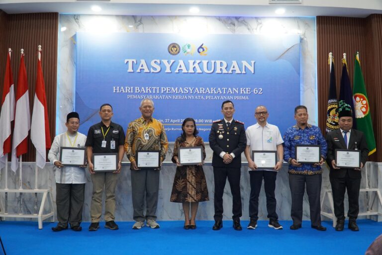 HBP ke – 62, Rutan Kelas I Medan Wujudkan Pelayanan Prima Melalui Aksi Sosial