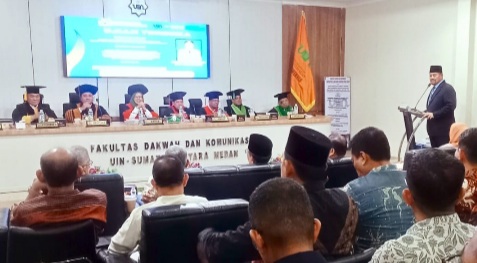 Bupati Batubara Baharuddin Siagian Lulus Doktor UIN Sumatera Utara