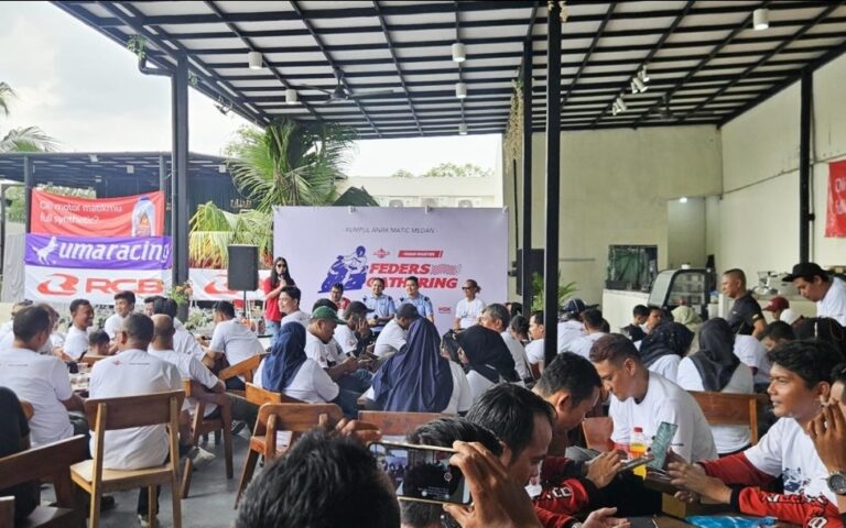 Panasnya Medan Jadi Tantangan, Federal Oil Satukan Komunitas Motor Matic Lewat Feders Gathering 2026