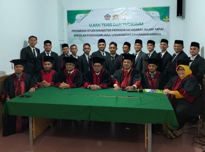 Sekolah Pascasarjana UNDHAR Yudisium 18 Mahasiswa Magister PAI