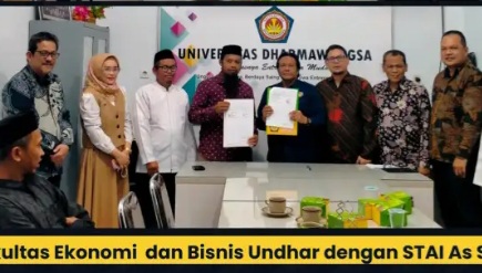 FEB UNDHAR dan STAI As-Sunnah MoA Implementasikan Tri Dharma