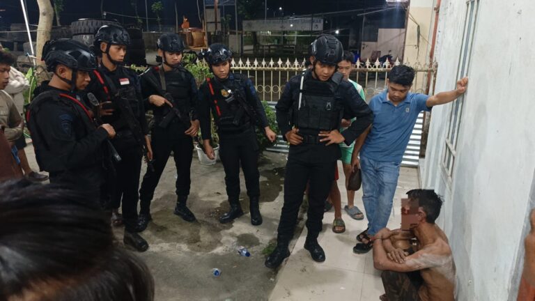 Brimob Sumut Gagalkan Percobaan Pencurian Saat Patroli Dini Hari, Dua Terduga Diamankan