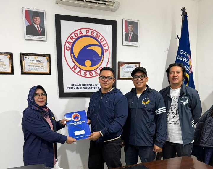 JB Bastian Siringoringo Mandataris Garda Pemuda NasDem Kota Medan Periode 2026 – 2031