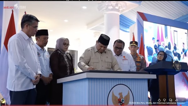 Ketua KSPSI Andi Gani Dampingi Prabowo Resmikan Museum dan Rumah Singgah Marsinah di Nganjuk Jatim