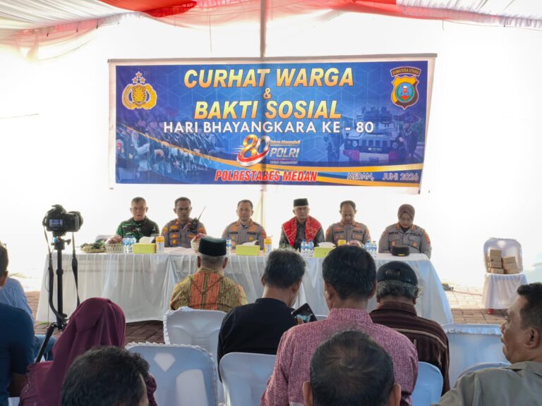 Curhat Warga di Medan Tuntungan, Kapolrestabes Serap Langsung Aspirasi Masyarakat