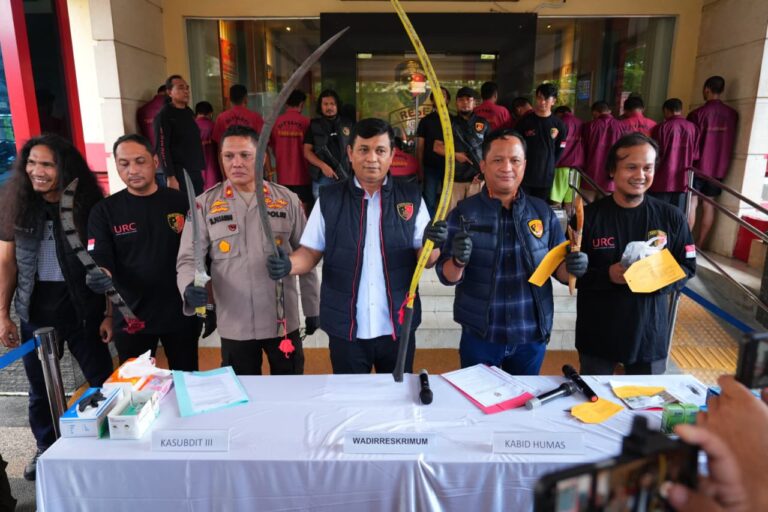 Polda Sumut Tangkap 7 Anggota Komplotan Begal Geng Motor, Beraksi di Lebih dari 25 TKP