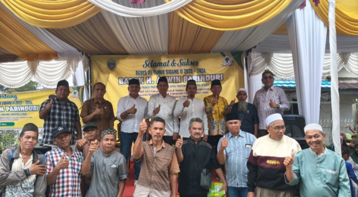 Reses Legislator Golkar Aswin Parinduri, Kemantapan Jalan di Tabagsel Masih Jauh dari Harapan
