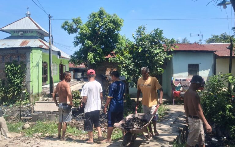 Pemdes Sambirejo Timur Dorong Budaya Gotong Royong, Jembatan Penghubung Antar Dusun Rampung