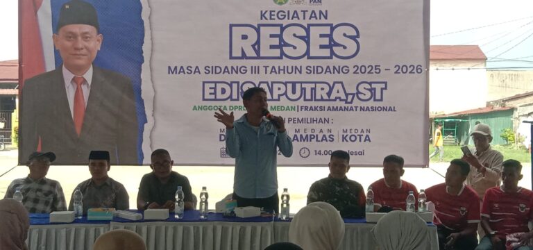 Disampaikan di Kegiatan Reses, Edi Saputra Ajak Warga Jauhi Narkoba, Kejahatan Perbankan dan Judi Online