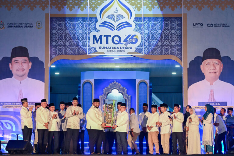 MTQ ke-40 Sumut Resmi Dibuka, Bobby Nasution Ajak Implementasikan Nilai Alquran dalam Pembangunan