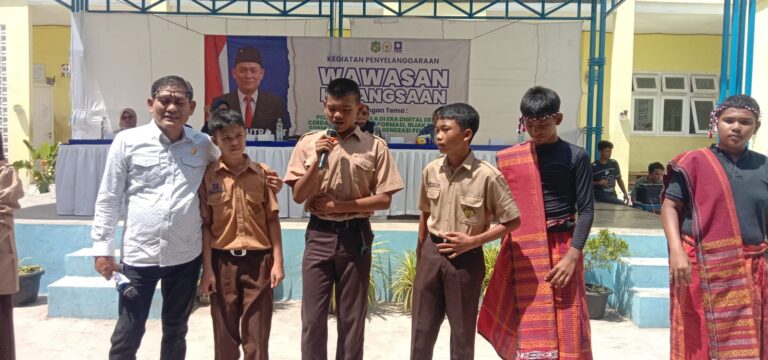 Edi Saputra Sosialisasi Wasbang: Ajak Pelajar Selalu Tanamkan Cinta Tanah Air