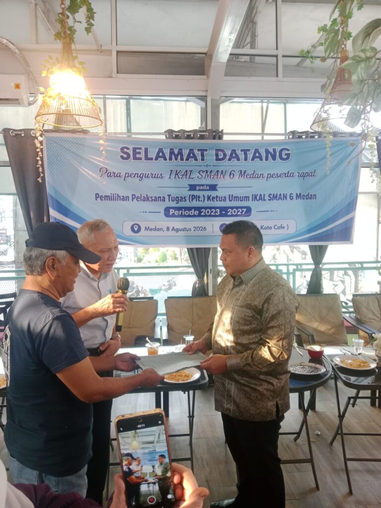 Hasrul Benny Harahap Ditetapkan Plt IKAl SMAN 6 Medan