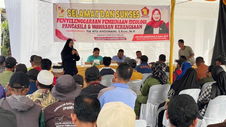 Tia Ayu Anggariani Ajak Warga Medan Marelan Perkuat Persatuan dan Hidupkan Kembali Semangat Gotong Royong