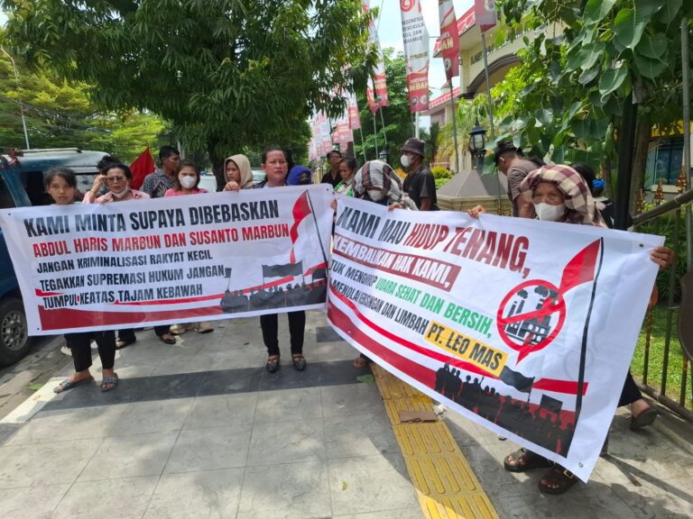 Akibat Limbah Sawit, PT Leo Mas Sunggal Penjarakan Anak dan Bapak Sintua