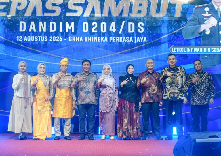 Lepas Sambut Dandim 0204/DS, Wabup Apresiasi  Sinergi Jaga Kondusivitas di Deli Serdang