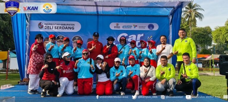 Universitas Medan Area Meriahkan Car Free Day Deli Serdang