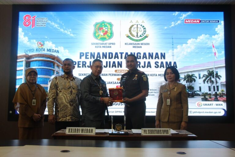 Kejari Medan – Sekretariat DPRD Bangun Sinergi, Kedepankan Pencegahan Risiko Hukum