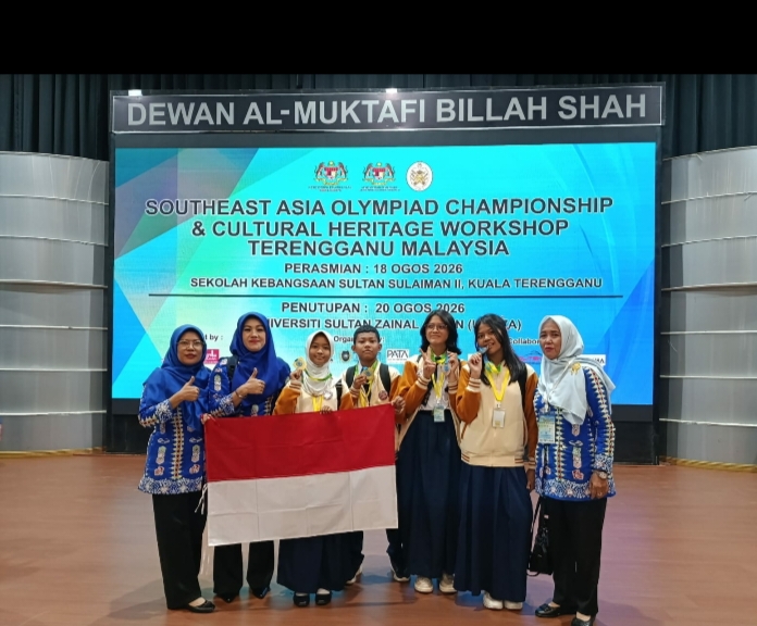 Empat Medali Disabet Siswa SMP Deli Serdang di Ajang Olimpiade Internasional Malaysia