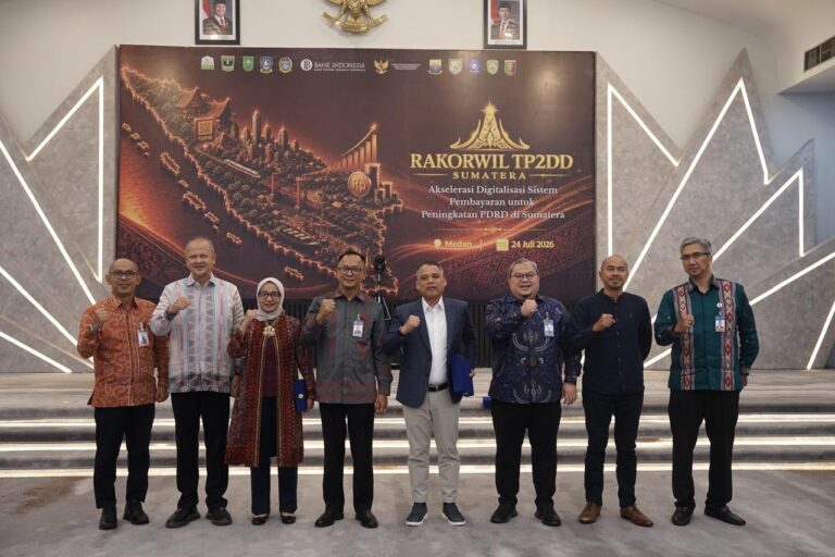 Akselerasi Digitalisasi Pembayaran, BI dan Kemenko Perekonomian Gelar Rakorwil TP2DD Sumatera di Medan