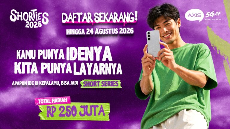 Sasar Tren Konten Vertikal Gen Z, AXIS Pelopori Kompetisi Micro-Drama ‘AXIS SHORTIES 2026’