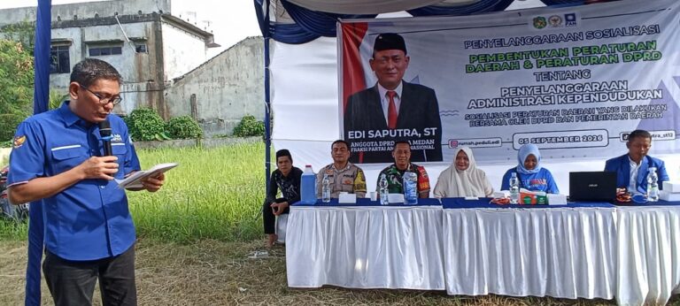 Edi Saputra Sosialisasikan Perda : Jangan Pernah Lalai dan Meminjamkan Adminduk ke Orang Lain