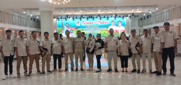 Pelantikan DPC dan DPD Sumut, HKTI Dairi Siap Jalankan Empat Program Unggulan Presiden
