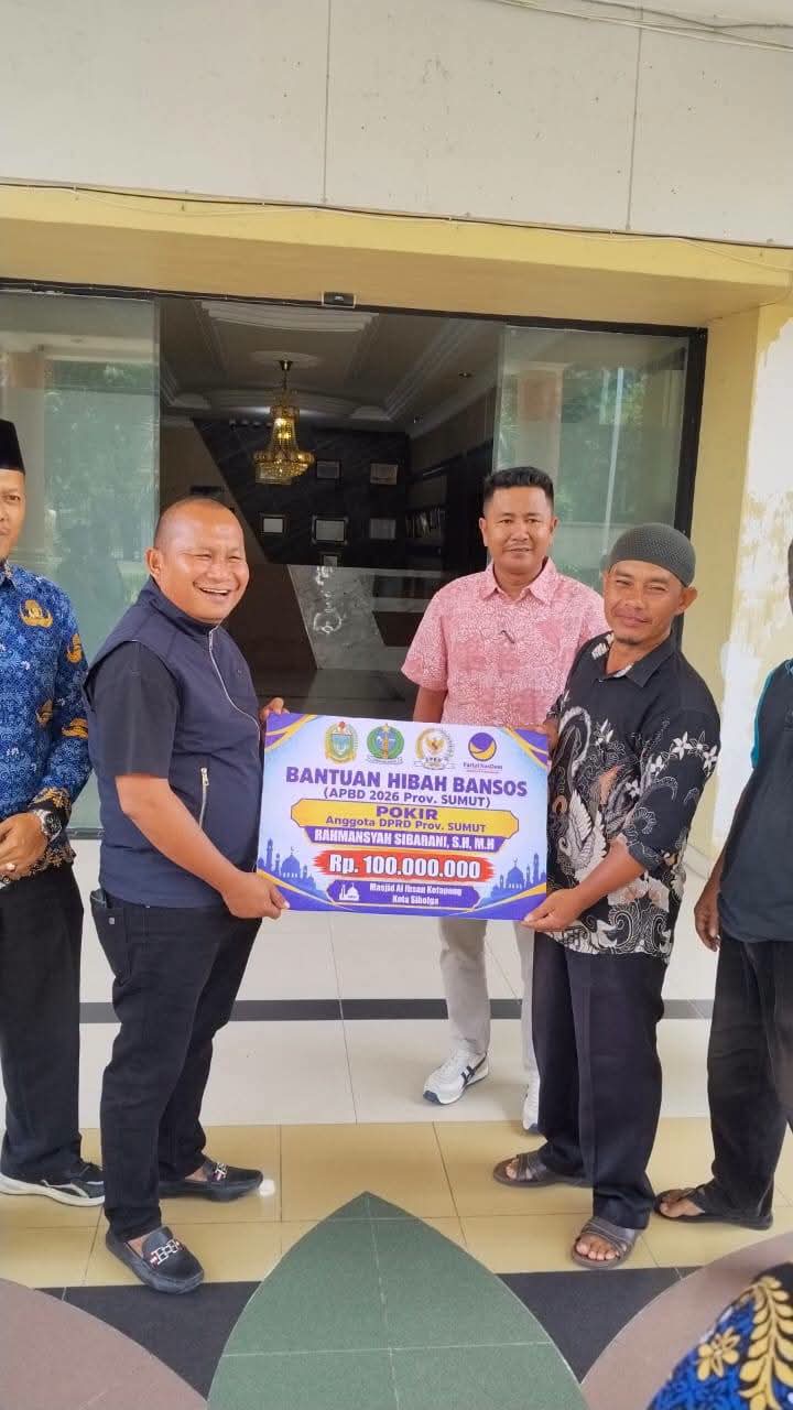 Perjuangkan Hibah Rp 600 Juta untuk Tiga Masjid di Sibolga, BKM Apresiasi Rahmansyah Sibarani