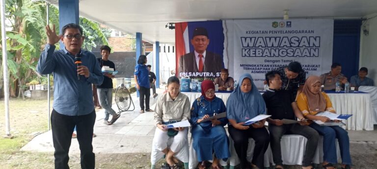 Edi Saputra Sosialisasi Wasbang: Tertib Adminduk Wujud Nyata Pengamalan Ideologi Pancasila