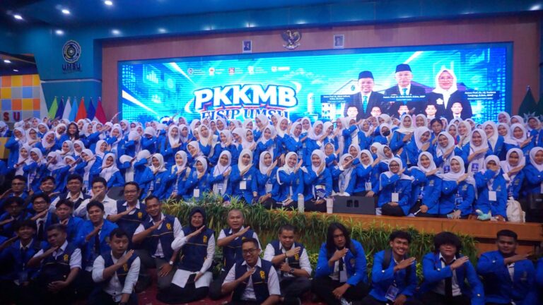 420 Mahasiswa Baru FISIP UMSU PKKMB 2026, Dekanat Dorong Mahasiswa Raih Prestasi dan Lulus Tepat Waktu