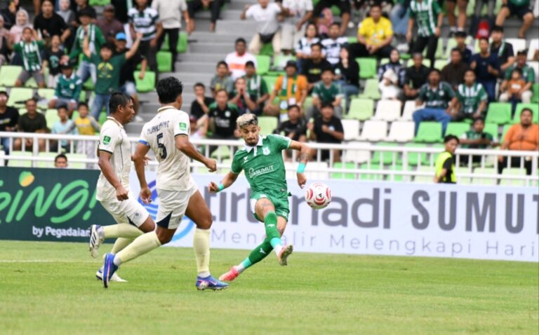 PSMS Menggila Sejak Menit Keenam, Persiku Kudus Dibantai 6-0