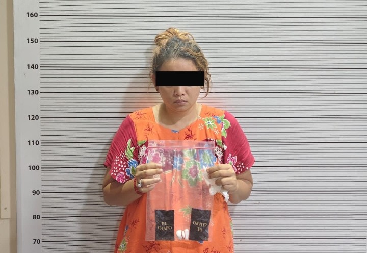 Polisi Ringkus Oknum Kepling Wanita Edarkan Vape Narkoba dan Inex di Medan