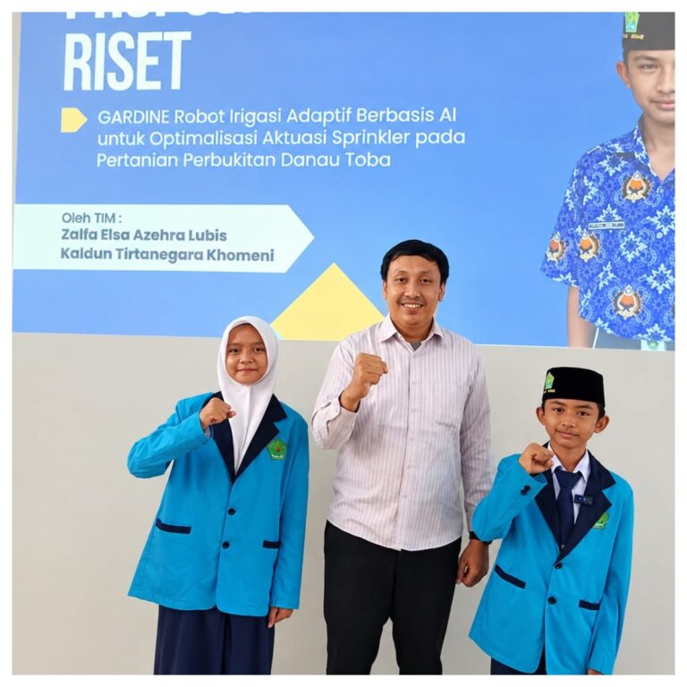 Tim OMI Riset MTsN 1 Medan Berhasil Tembus 30 Besar Tingkat Nasional