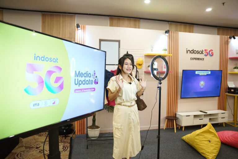 Solusi Digital Tanpa Drama, Indosat Perkuat Jaringan 5G dan Inklusi AI di Medan