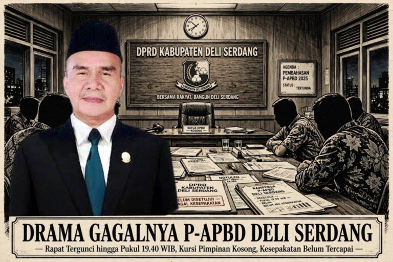 Gara-gara Pimpinan Rapat, P-APBD Hilang: UHC dan Insentif Guru Ngaji di Deli Serdang Terancam