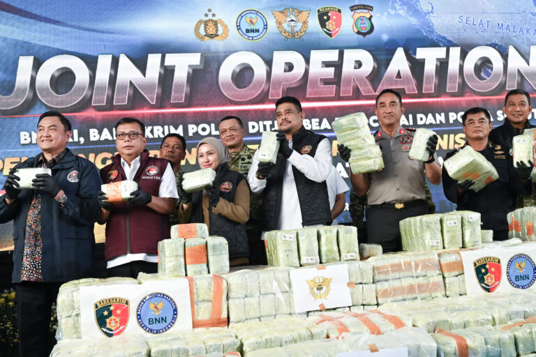 Bobby Nasution Apresiasi Pengungkapan 1,16 Ton Ketamin, Minta Jaringan Narkotika di Sumut Diputus
