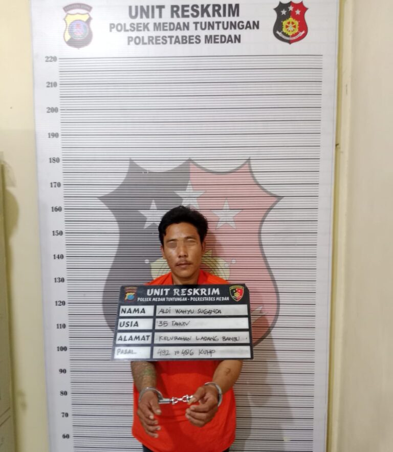 Modus Minta Diantar, Polsek Medan Tuntungan Ringkus Terduga Pelaku Curi Sepeda Motor