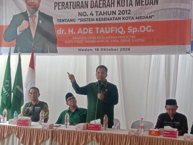 Ade Taufiq Sosialisasikan Perda SKK ke Warga Muhammadiyah Medan: Jangan Ada Diskriminasi Dalam Pelayanan Kesehatan
