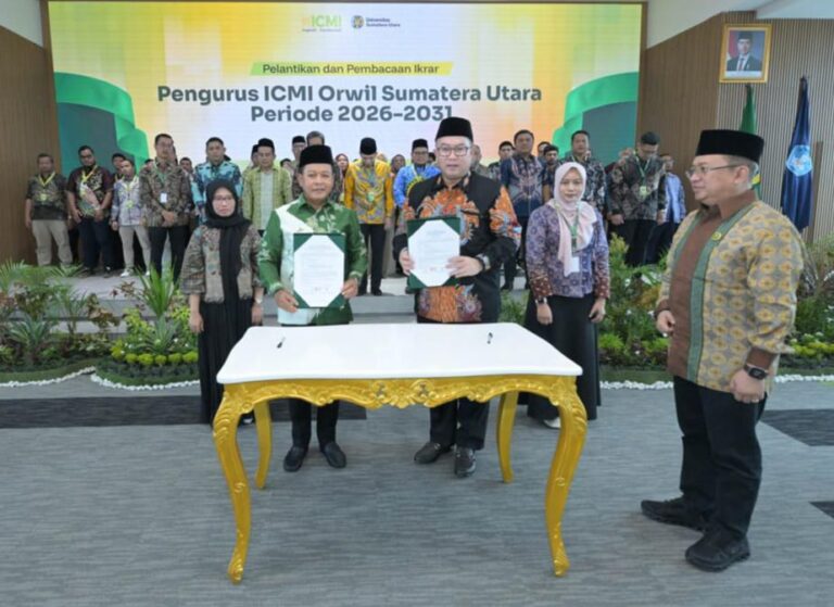Prof Muryanto Amin Pimpin ICMI Sumut, Perkuat Kontribusi Cendekiawan untuk Umat