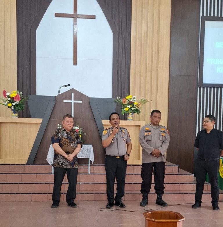 Polri Bersama Masyarakat, Kapolsek Medan Tuntungan Ingatkan Bahaya Narkoba di Minggu Kasih