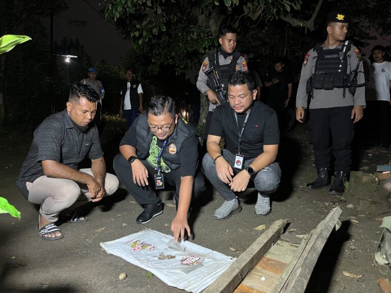Polisi dan Kadus Temukan Jejak Narkoba Hingga Praktek Perjudian di Selambo