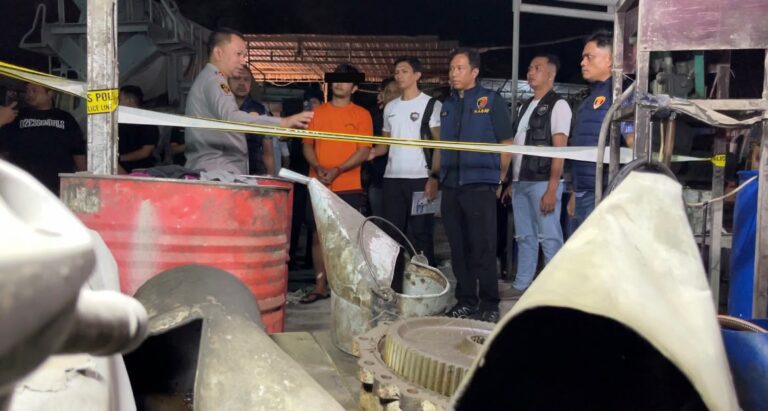 Polrestabes Medan Ungkap Penjualan BBM Subsid Gunakan Truk Tangki Dimodifikasi i ke Pabrik Beton