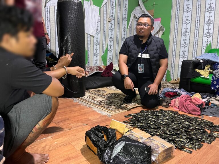 Polisi Gerebek Gudang Pengolahan Pinang Disulap Jadi Gudang Narkoba di Sei Mencirim Sunggal
