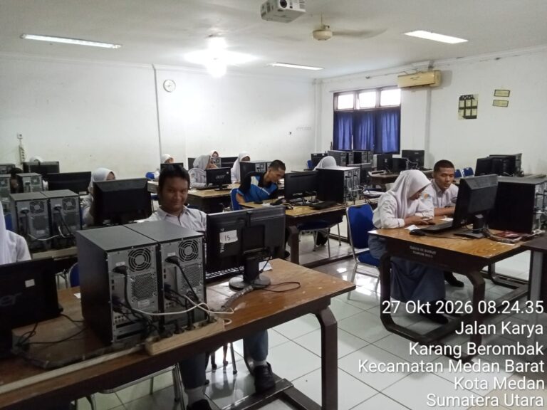 Kepala SMKN 14 Medan Apresiasi Kepedulian Peserta TKA