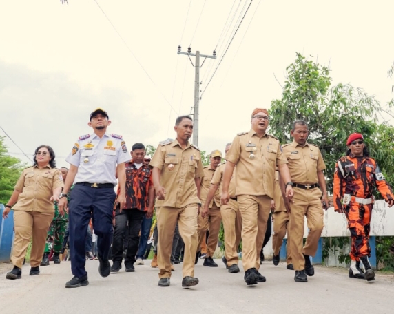 Bupati Deli Serdang Resmikan Plang Hijau Jalan Simpang Parbarakan – Kebun Jagung Sepanjang 7,6 Km