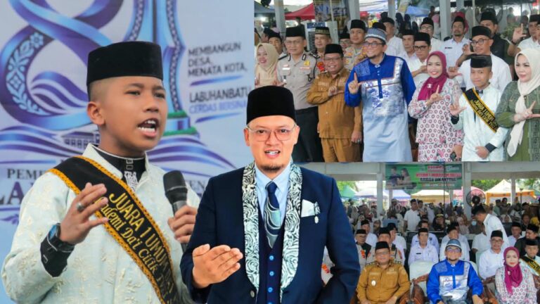 UFAS Apresiasi HUT ke-81 Labuhanbatu, Duta Dai Cilik Juara TVRI Tampil di Tabligh Akbar