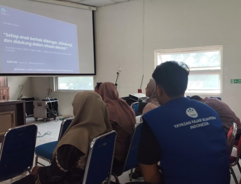 KemenPPPA dan YAFSI Aktifkan Pos SAPA di Langkat untuk Lindungi Perempuan dan Anak Pascabencana
